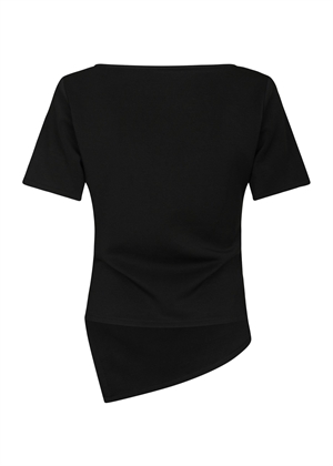 Rasmine soft bluse Sort Neo Noir 